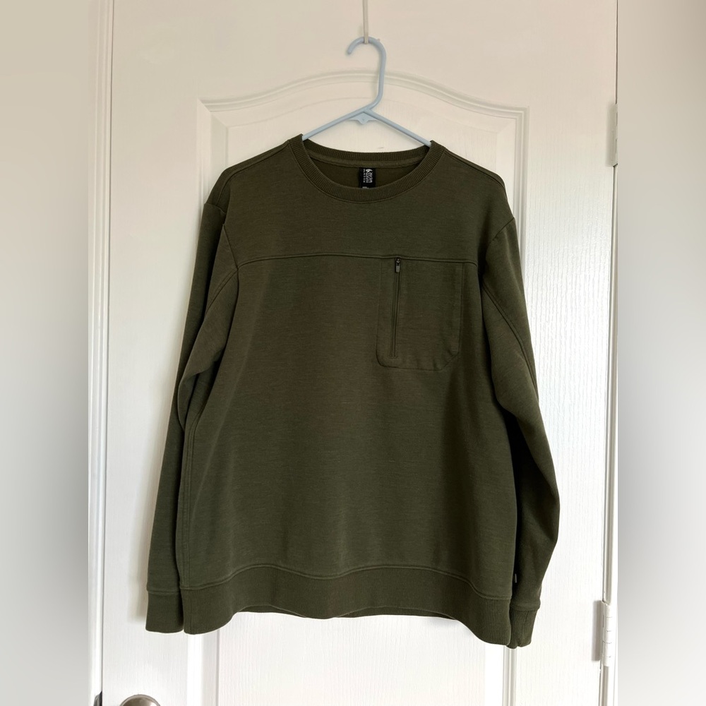 Mountain Hardwear Olive Green Crewneck, Men’s Large
